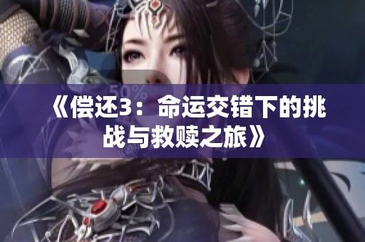 《偿还3：命运交错下的挑战与救赎之旅》