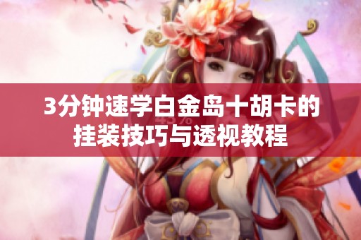 3分钟速学白金岛十胡卡的挂装技巧与透视教程