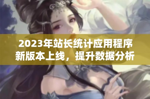 2023年站长统计应用程序新版本上线，提升数据分析效率