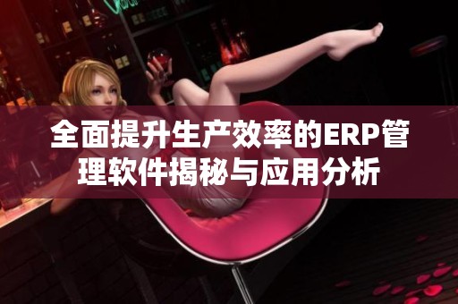 全面提升生产效率的ERP管理软件揭秘与应用分析