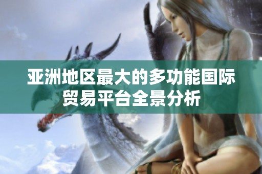 亚洲地区最大的多功能国际贸易平台全景分析