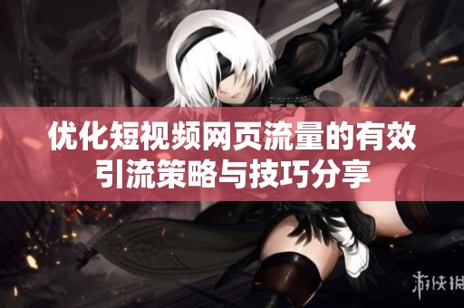 优化短视频网页流量的有效引流策略与技巧分享