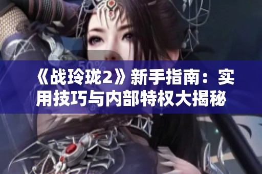 《战玲珑2》新手指南：实用技巧与内部特权大揭秘