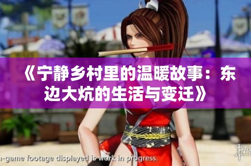 《宁静乡村里的温暖故事：东边大炕的生活与变迁》