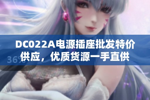 DC022A电源插座批发特价供应，优质货源一手直供