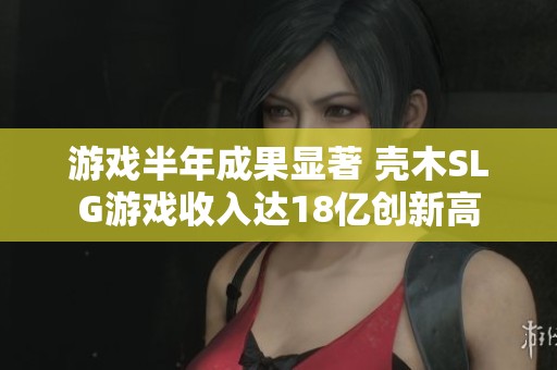 游戏半年成果显著 壳木SLG游戏收入达18亿创新高