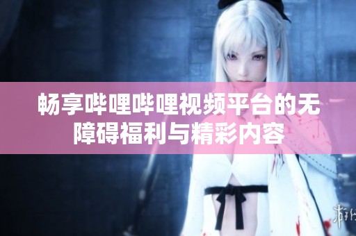 畅享哔哩哔哩视频平台的无障碍福利与精彩内容