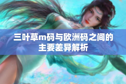 三叶草m码与欧洲码之间的主要差异解析