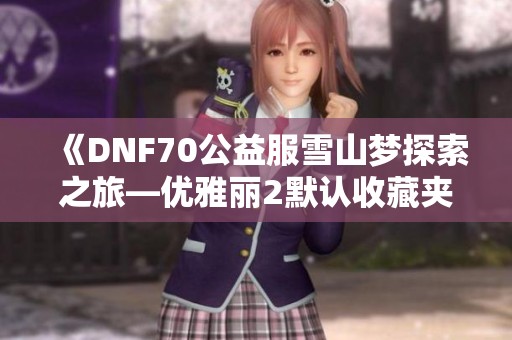 《DNF70公益服雪山梦探索之旅—优雅丽2默认收藏夹解析》