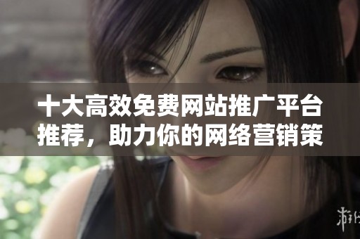 十大高效免费网站推广平台推荐，助力你的网络营销策略