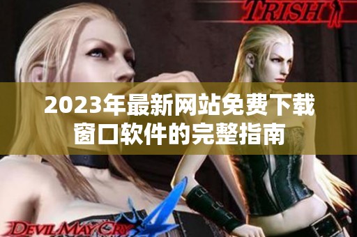 2023年最新网站免费下载窗口软件的完整指南