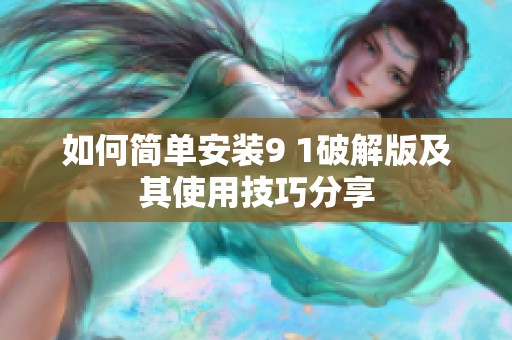 如何简单安装9 1破解版及其使用技巧分享