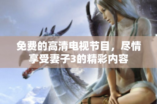 免费的高清电视节目，尽情享受妻子3的精彩内容