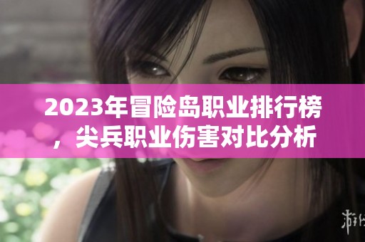 2023年冒险岛职业排行榜，尖兵职业伤害对比分析