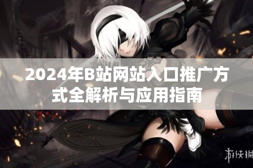 2024年B站网站入口推广方式全解析与应用指南