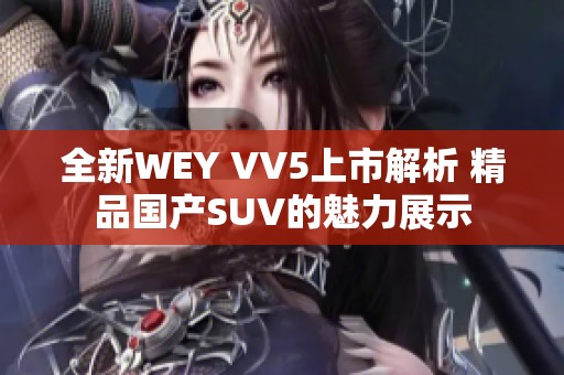 全新WEY VV5上市解析 精品国产SUV的魅力展示