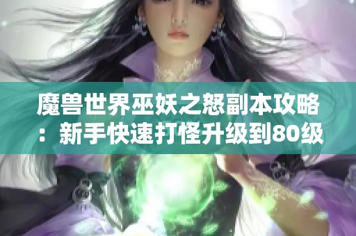 魔兽世界巫妖之怒副本攻略：新手快速打怪升级到80级秘籍