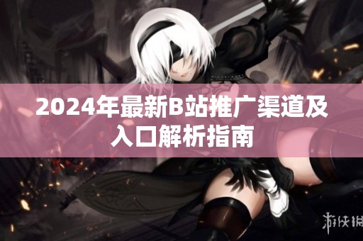 2024年最新B站推广渠道及入口解析指南
