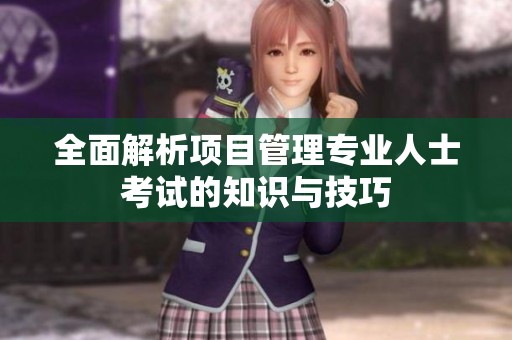 全面解析项目管理专业人士考试的知识与技巧