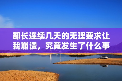 部长连续几天的无理要求让我崩溃，究竟发生了什么事情