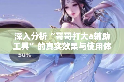 深入分析“哥哥打大a辅助工具”的真实效果与使用体验