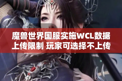 魔兽世界国服实施WCL数据上传限制 玩家可选择不上传数据