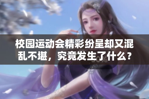 校园运动会精彩纷呈却又混乱不堪，究竟发生了什么？