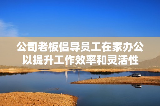 公司老板倡导员工在家办公以提升工作效率和灵活性