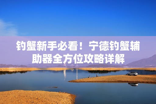 钓蟹新手必看！宁德钓蟹辅助器全方位攻略详解
