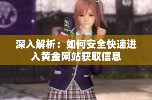 深入解析：如何安全快速进入黄金网站获取信息