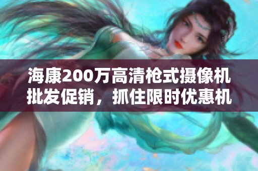 海康200万高清枪式摄像机批发促销，抓住限时优惠机会