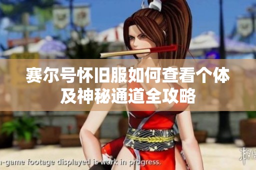 赛尔号怀旧服如何查看个体及神秘通道全攻略