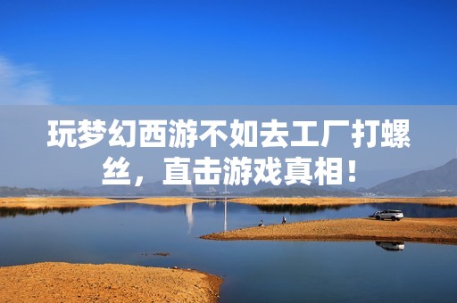 玩梦幻西游不如去工厂打螺丝，直击游戏真相！
