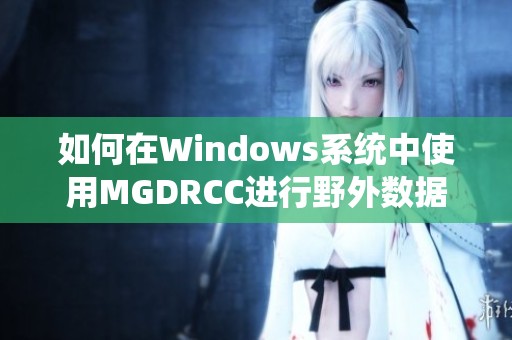 如何在Windows系统中使用MGDRCC进行野外数据采集与处理