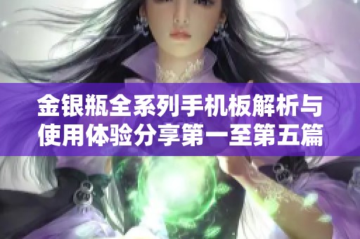 金银瓶全系列手机板解析与使用体验分享第一至第五篇