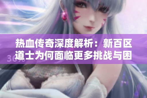 热血传奇深度解析：新百区道士为何面临更多挑战与困境