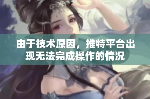 由于技术原因，推特平台出现无法完成操作的情况