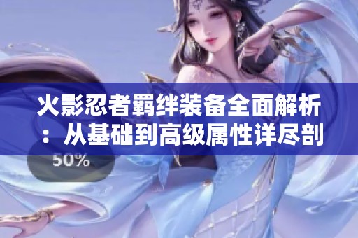 火影忍者羁绊装备全面解析：从基础到高级属性详尽剖析