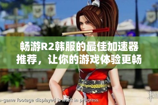 畅游R2韩服的最佳加速器推荐，让你的游戏体验更畅快!