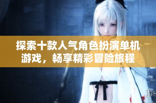 探索十款人气角色扮演单机游戏，畅享精彩冒险旅程