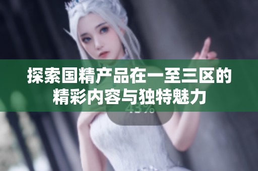 探索国精产品在一至三区的精彩内容与独特魅力
