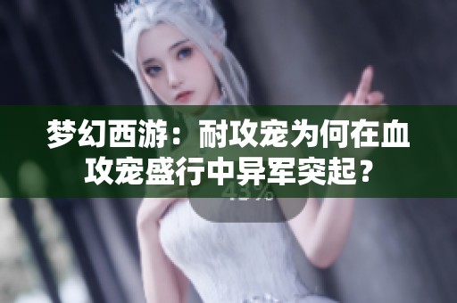 梦幻西游：耐攻宠为何在血攻宠盛行中异军突起？