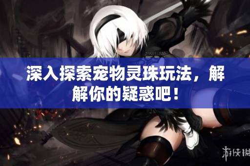 深入探索宠物灵珠玩法，解解你的疑惑吧！