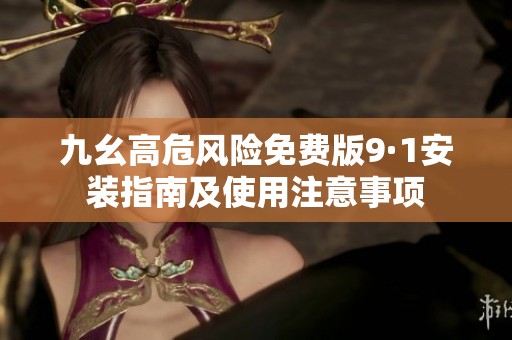 九幺高危风险免费版9·1安装指南及使用注意事项