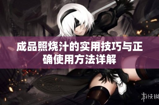 成品照烧汁的实用技巧与正确使用方法详解