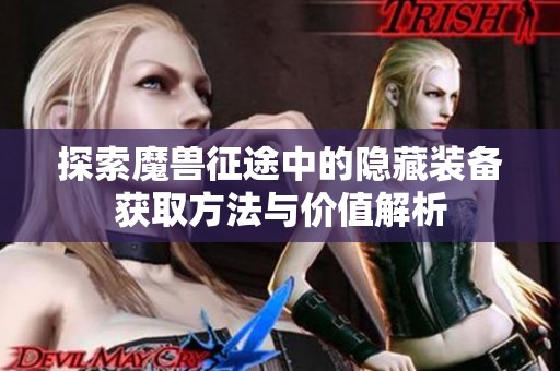 探索魔兽征途中的隐藏装备获取方法与价值解析