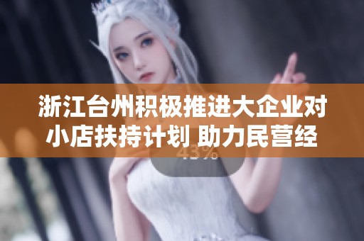 浙江台州积极推进大企业对小店扶持计划 助力民营经济繁荣发展