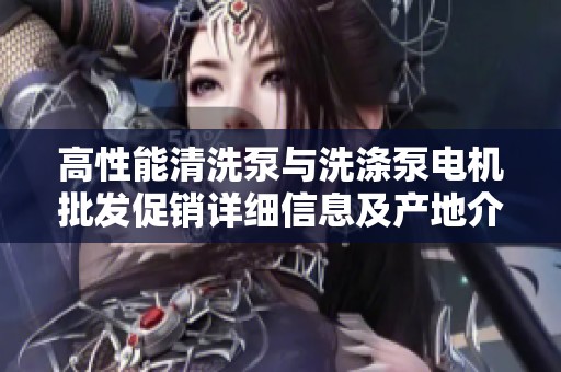 高性能清洗泵与洗涤泵电机批发促销详细信息及产地介绍