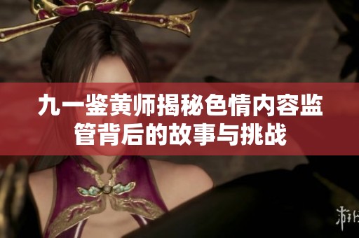 九一鉴黄师揭秘色情内容监管背后的故事与挑战