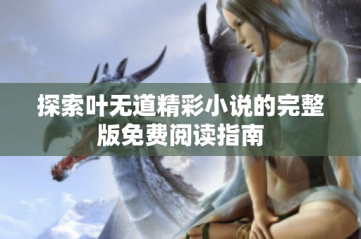 探索叶无道精彩小说的完整版免费阅读指南